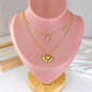 Collar Doble de Acero Inoxidable CAI3537-1