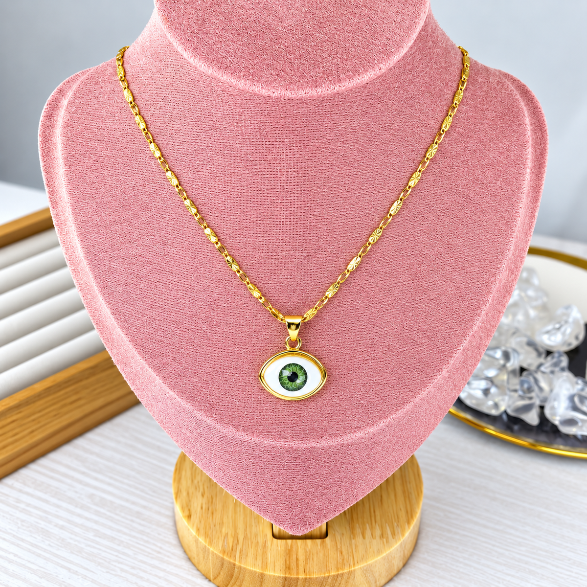 Collar de Chapa de Oro CC2487-2