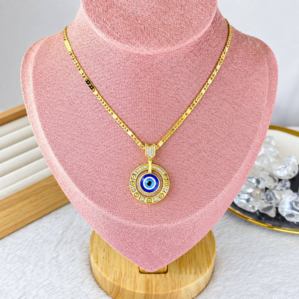 Collar de Chapa de Oro CC2527-1