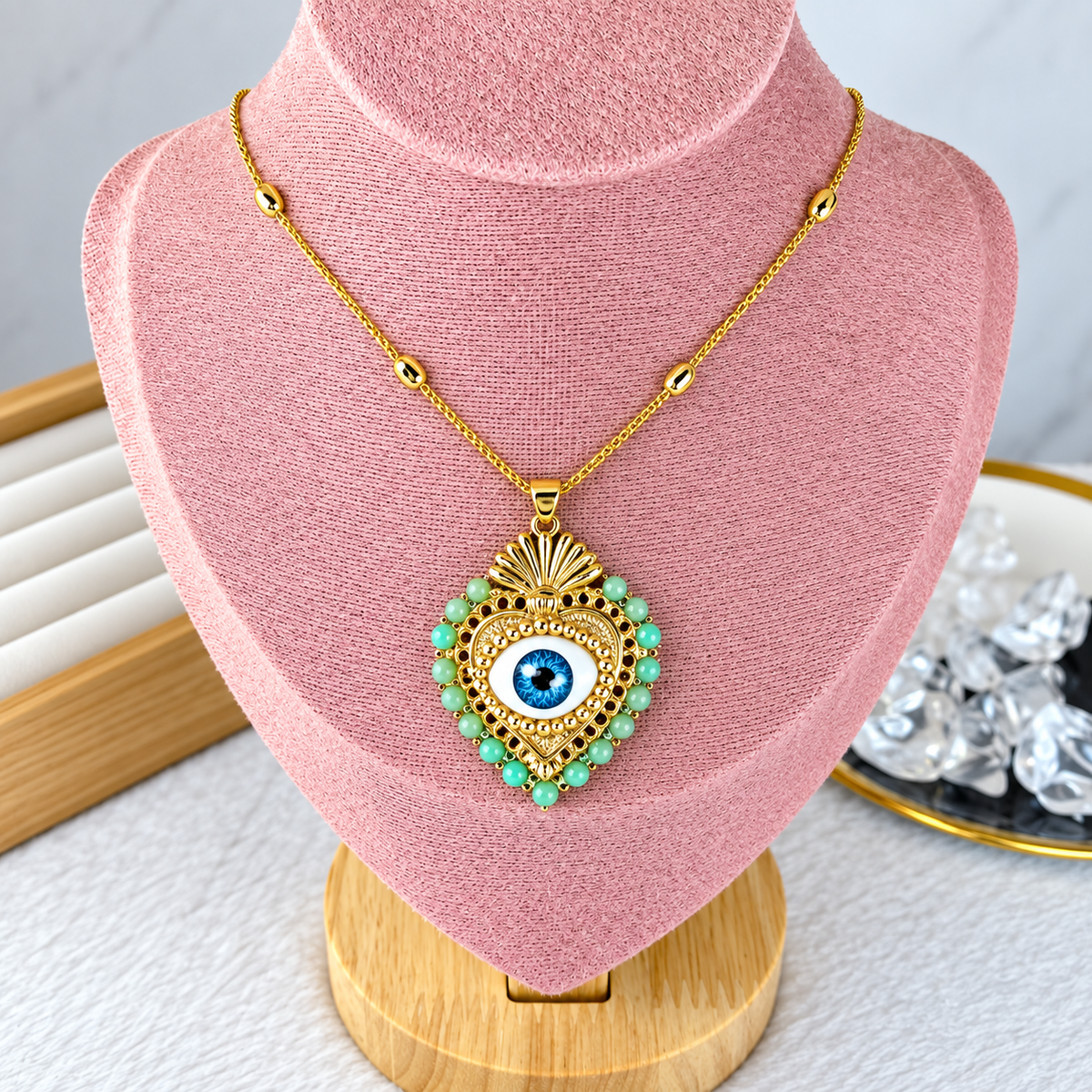 Collar de Chapa de Oro CC2357-5