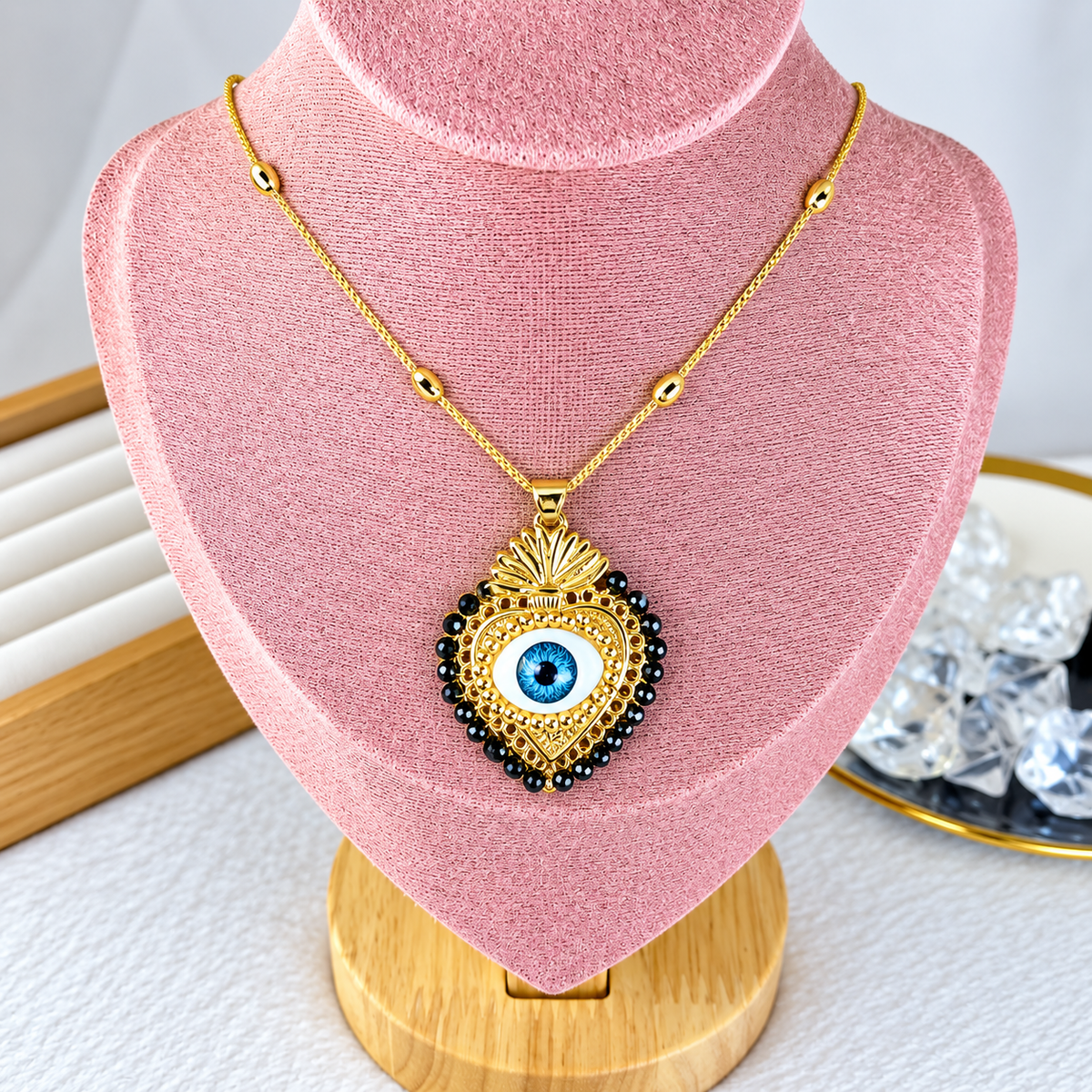 Collar de Chapa de Oro CC2357-1