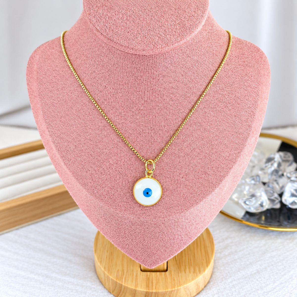 Collar de Chapa de Oro CC2486-1