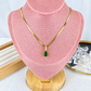 Collar de Acero Inoxidable y Dije de Chapa de Oro CAI3434-3