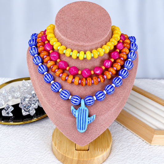 Set de Collares de Acrilico CB950-1