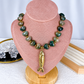 Collar de Acrilico y Acero Inoxidable CAI3488-1