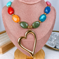 Collar de Resina y Acero Inoxidable CAI3543-1