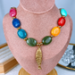 Collar de Resina y Acero Inoxidable CAI3545-2