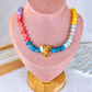 Collar de Piedra Natural y Chapa de Oro CC2622-2