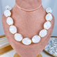 Collar de Acrilico y Chapa de Oro CC2620-5