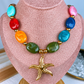 Collar de Resina y Acero Inoxidable CAI3545-3