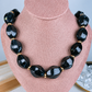 Collar de Acrilico y Chapa de Oro CC2620-3