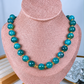 Collar de Acrilico y Chapa de Oro CC2540-8