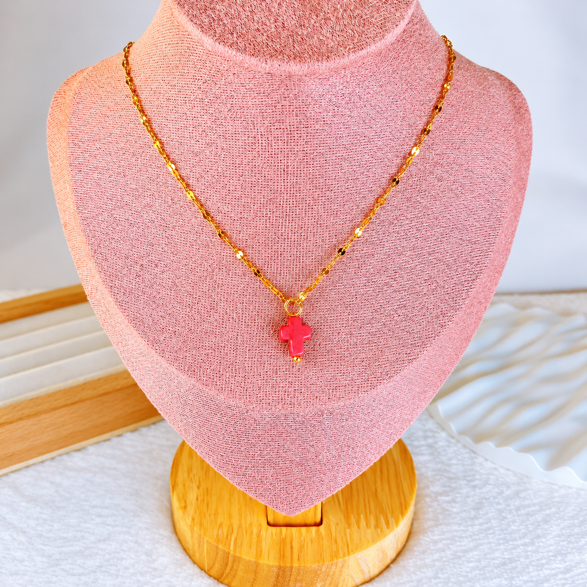 Collar de Acero Inoxidable y Resina CAI3558-1