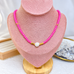 Collar de Resina y Acero Inoxidable CAI3556-1