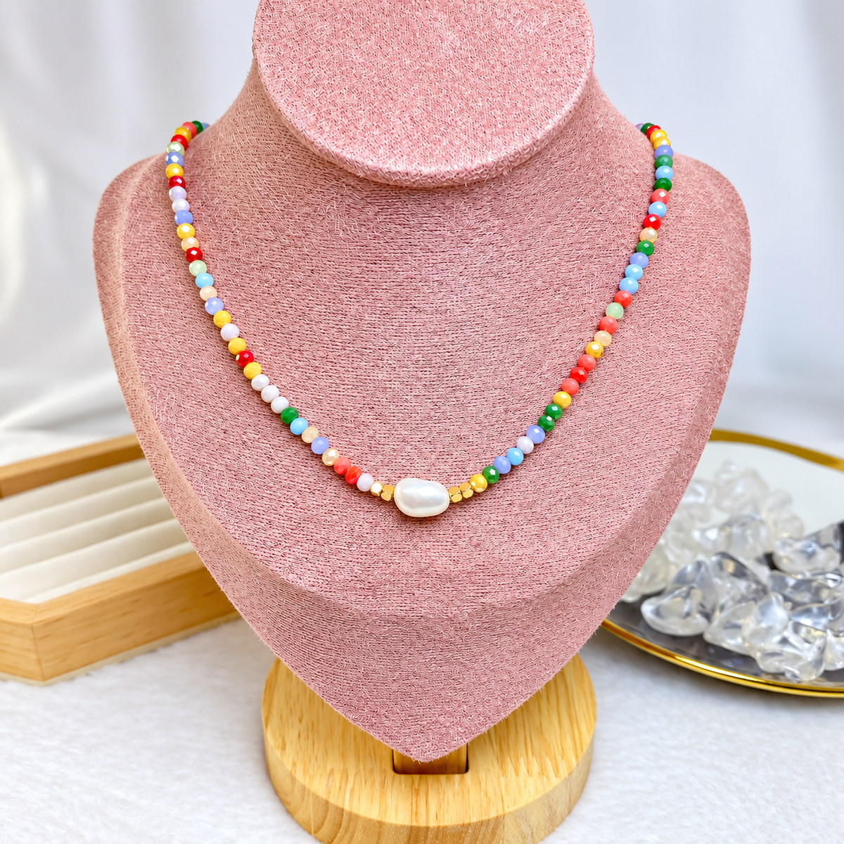 Collar de Resina y Acero Inoxidable CAI3556-2