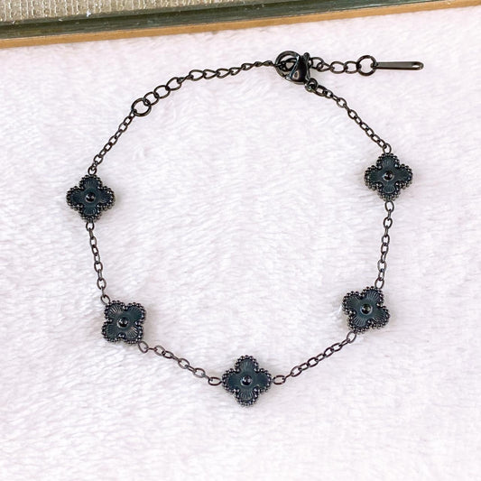 Pulsera de Acero Inoxidable de Trebol chico PAI1544-1