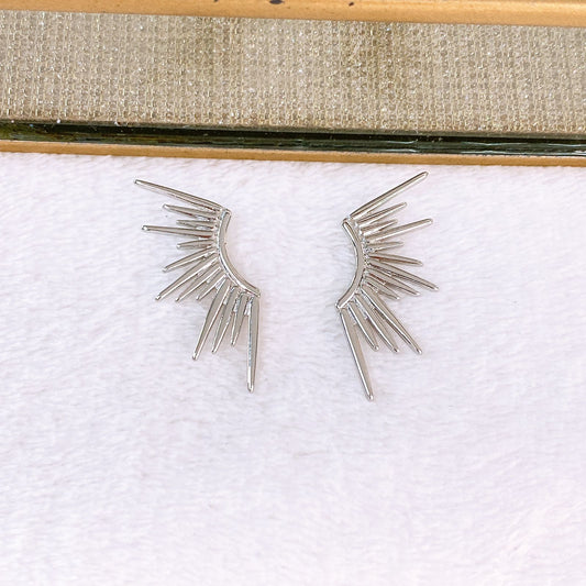 Arete de Chapa de Oro COA2744-2