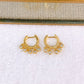 Arete de Chapa de Oro COA2739-1