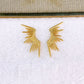 Arete de Chapa de Oro COA2744-1