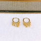 Arete de Chapa de Oro COA2742-1
