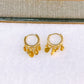 Arete de Chapa de Oro COA2741-1