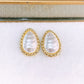 Arete de Chapa de Oro COA2756-1