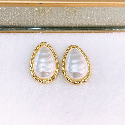 Arete de Chapa de Oro COA2756-1