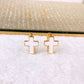 Arete de Chapa de Oro COA2771-1