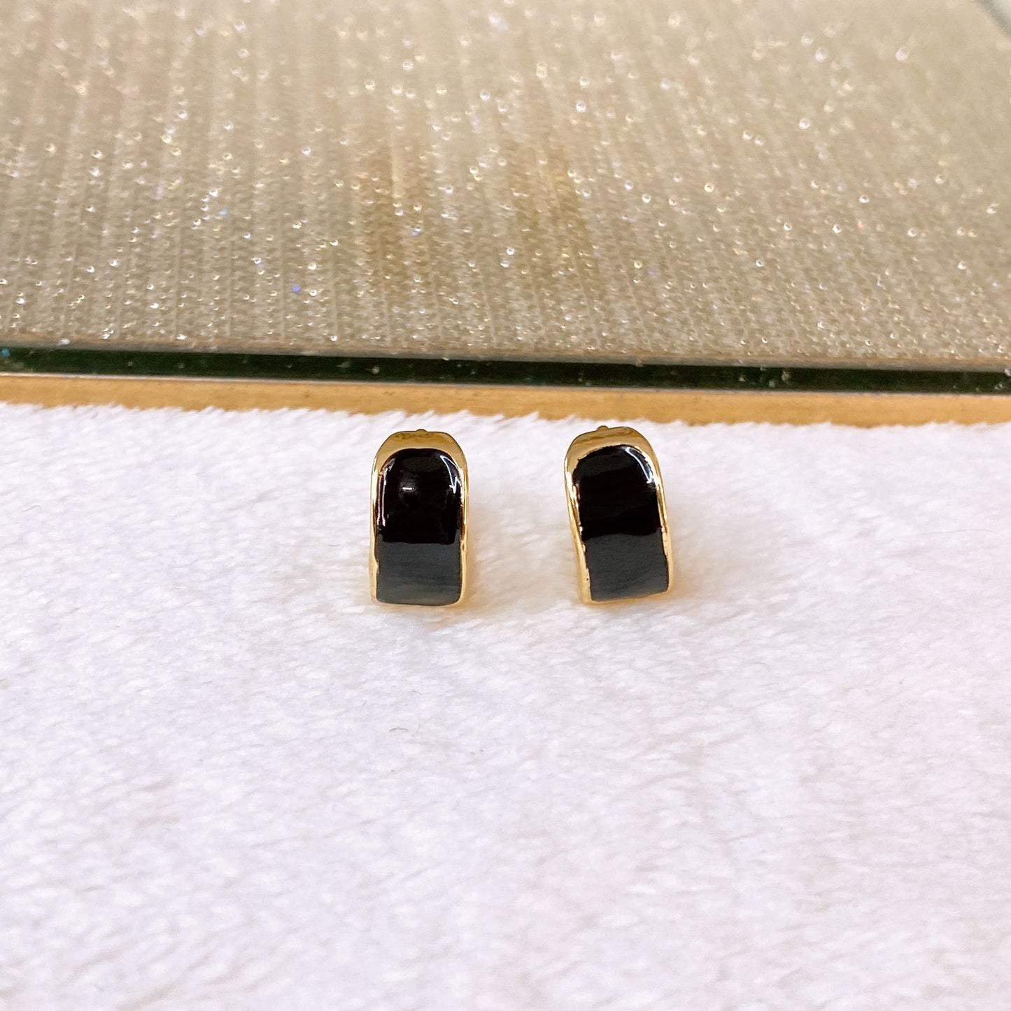 Arete de Chapa de Oro COA2772-1