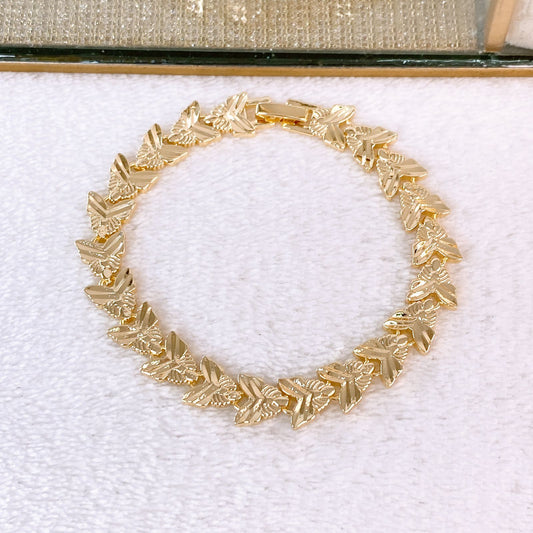 Pulsera de Chapa de Oro COP1861-1