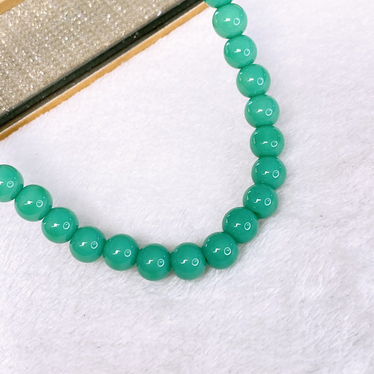 Collar con Cuencas de Cristal con Acero Inoxidable CAI3423-4