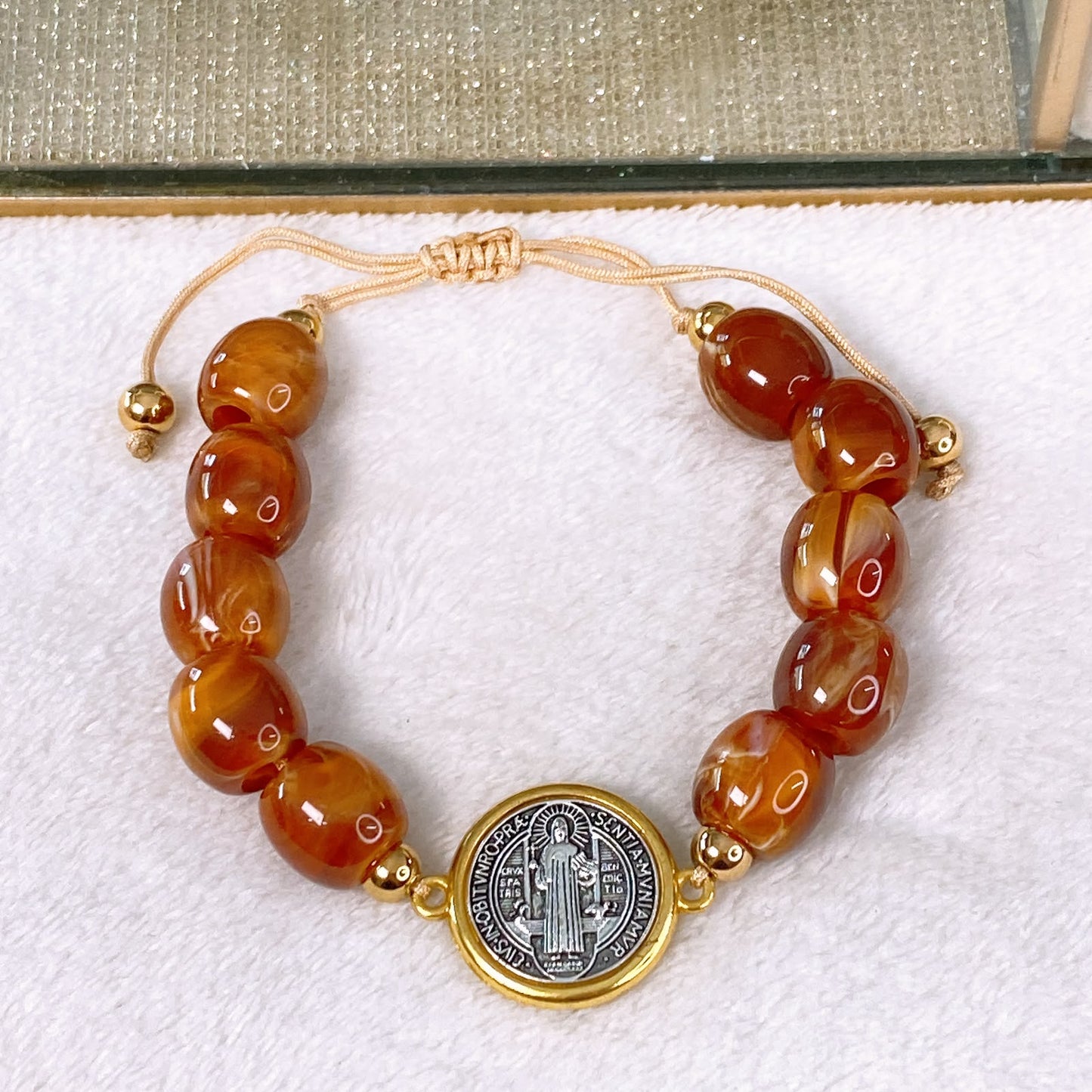 Pulsera de Acrilico y Acero Inoxidable PAI1665-1