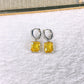 Arete de Chapa de Oro y Zirconia COA2912-5
