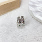 Arete de Chapa de Oro COA2973-2