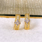 Arete de Chapa de Oro COA2880-1