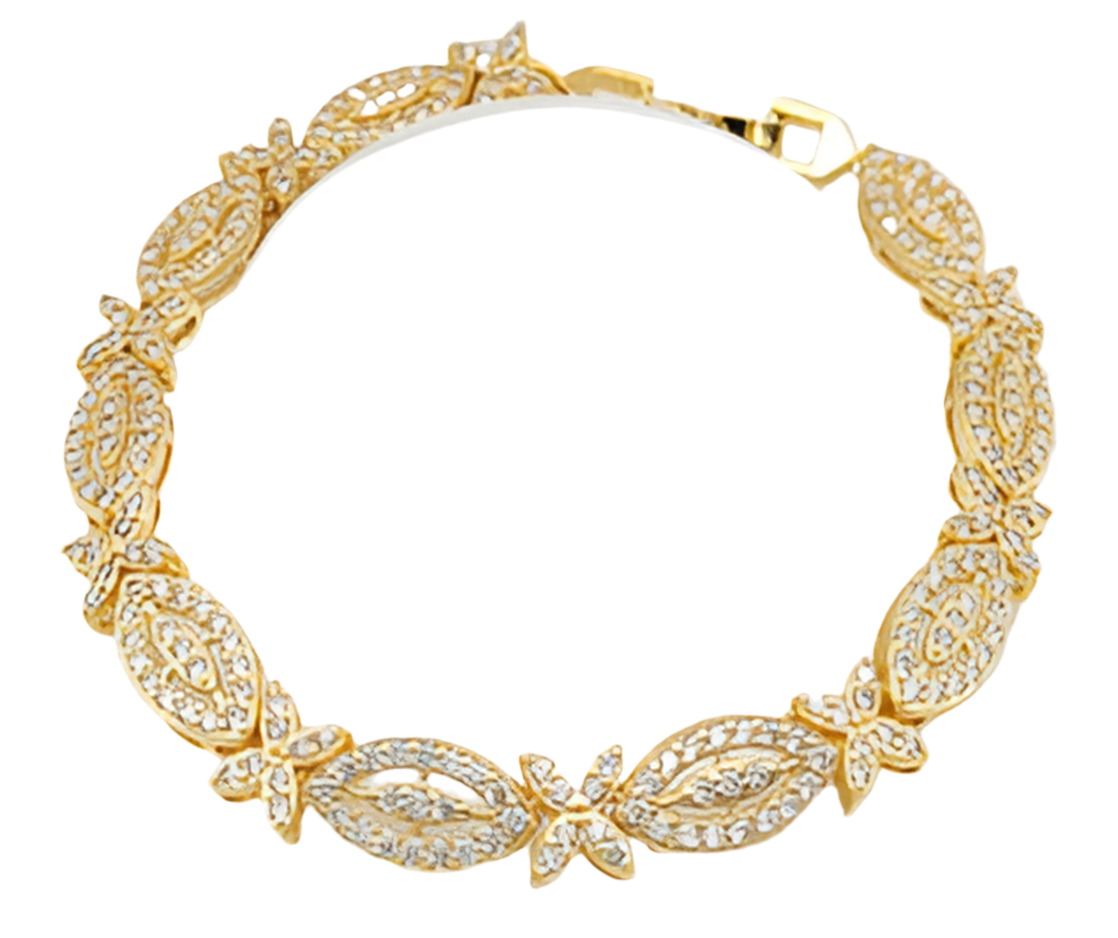 Pulsera de Chapa de Oro COP1357-1