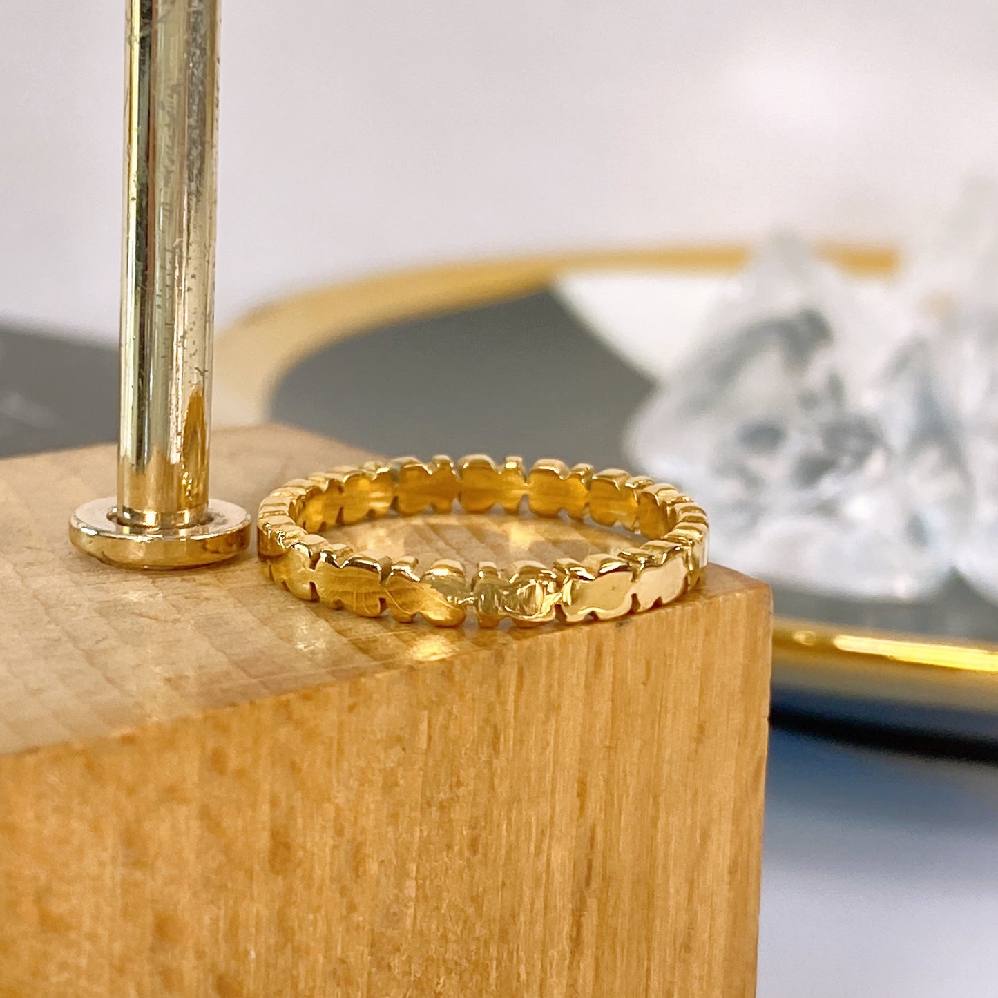 Anillo de Acero Inoxidable Talla #7 RAI1388-7