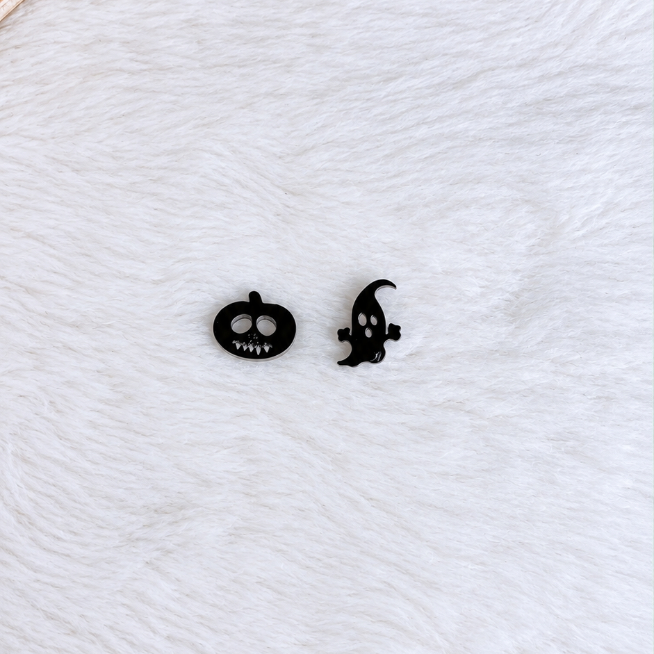 Arete de Halloween de Acero Inoxidable AAI3221-3 1CM