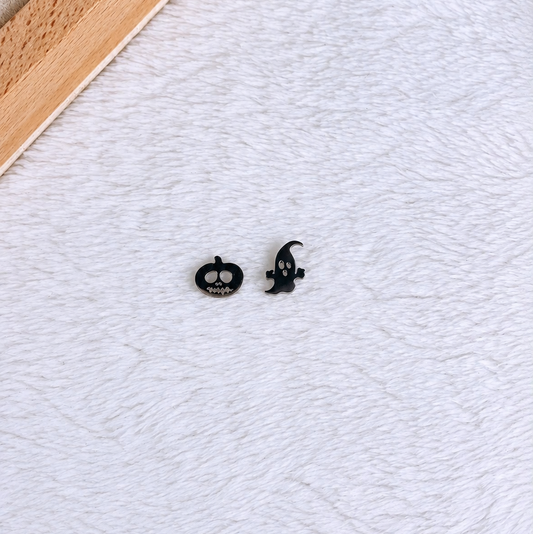 Arete de Halloween de Acero Inoxidable AAI3221-2 1CM