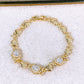 Pulsera de Chapa de Oro COP1941-1