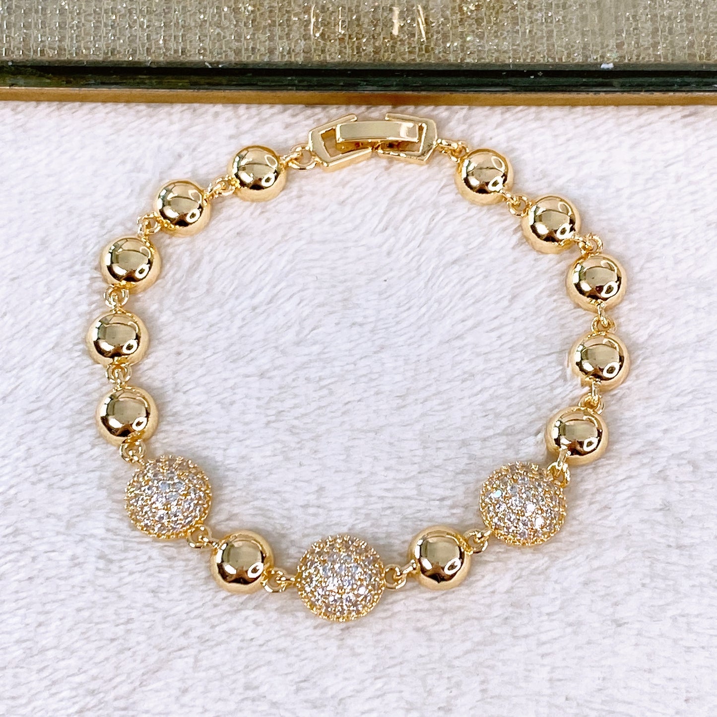 Pulsera de Chapa de Oro COP1942-1