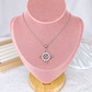 Collar de Acero Inoxidable con Dije de Chapa de Oro CAI3504-2