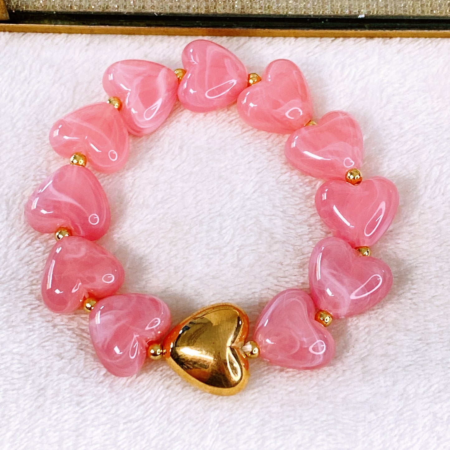 Pulsera de Acrilico PB826-2 ROSA