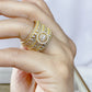 Anillo de Chapa de Oro ACO1133-1