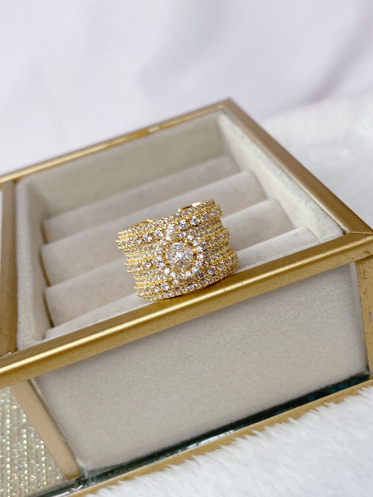 Anillo de Chapa de Oro ACO1133-1