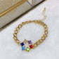 Pulsera de Chapa de Oro COP1378-1