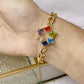 Pulsera de Chapa de Oro COP1378-1