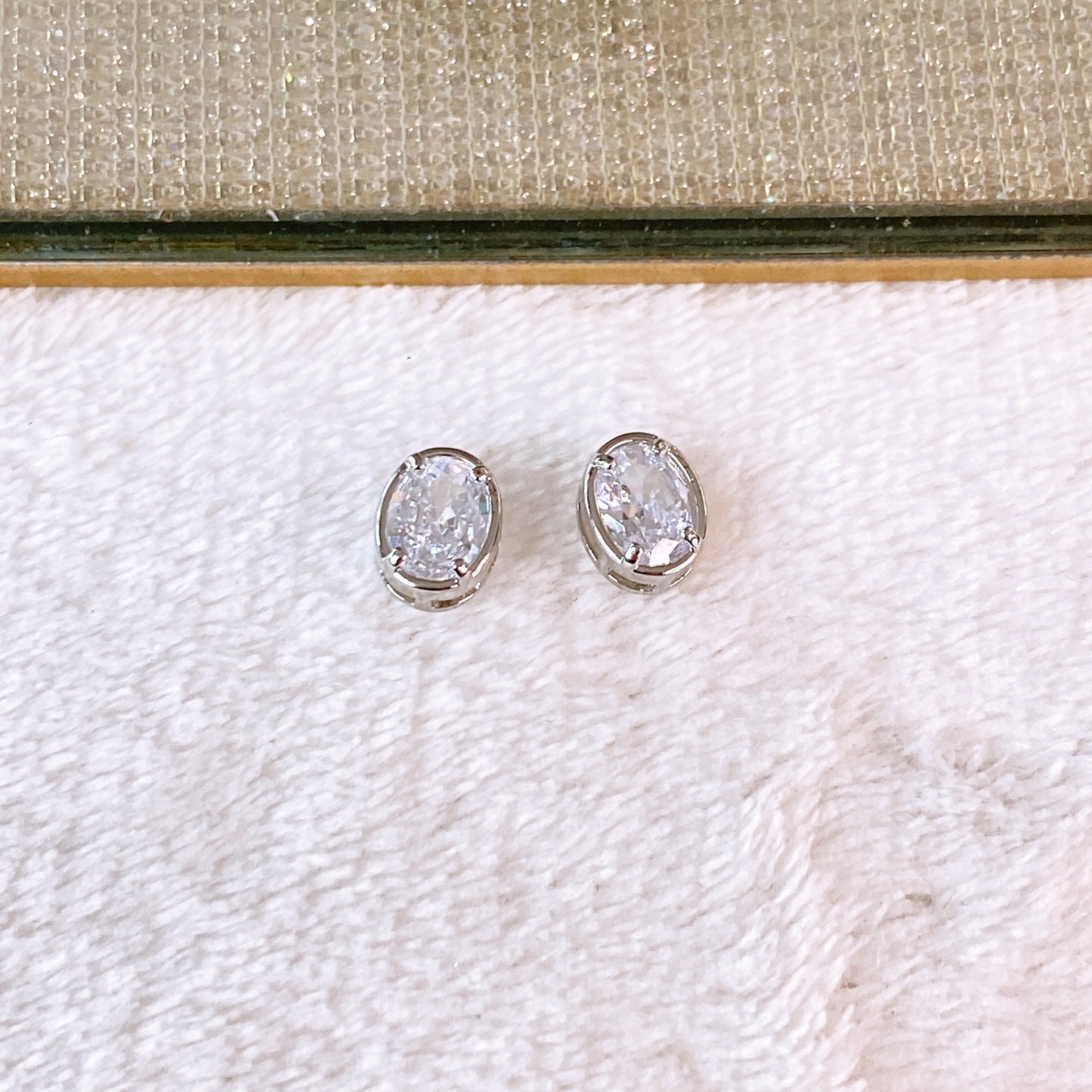 Arete de Chapa de Oro COA2864-2