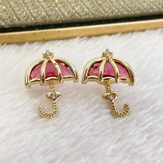 Arete de Chapa de Oro COA1827-1