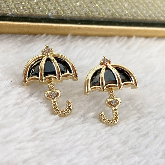 Arete de Chapa de Oro COA1827-3